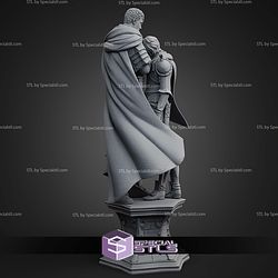 Guts And Casca Berserk 267mm STL Files