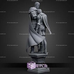 Guts And Casca Berserk 267mm STL Files