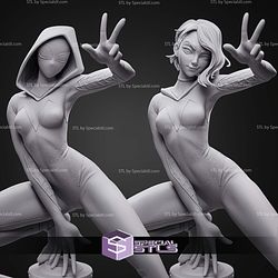 Gwen Spider Verse 234mm STL Files