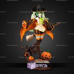 Hatsune Miku Halloween Witch 279mm STL Files