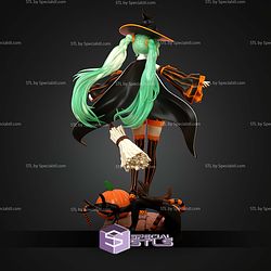 Hatsune Miku Halloween Witch 279mm STL Files
