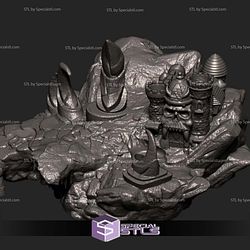 He Man On Battlecat Battle STL Files