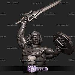 He Man On Battlecat Battle STL Files