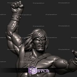 He Man On Battlecat Battle STL Files