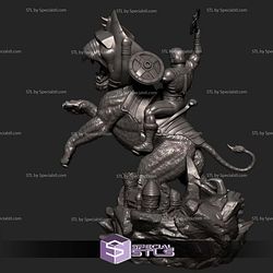 He Man On Battlecat Battle STL Files
