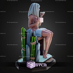 Hot Spring Girl Mia 130mm ALT STL Files