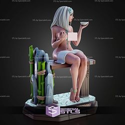 Hot Spring Girl Mia 130mm ALT STL Files
