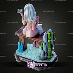 Hot Spring Girl Mia 130mm ALT STL Files