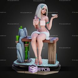 Hot Spring Girl Mia 130mm ALT STL Files
