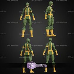 Hydra Female Soldier 1 12 Army Builder Action Figure STL Files
