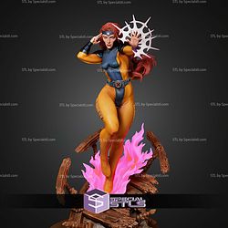 Jean Grey Master Mind On Fire STL Files