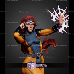 Jean Grey Master Mind On Fire STL Files