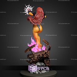 Jean Grey Master Mind On Fire STL Files