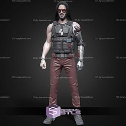 Johnny Silverhand Various Pose STL Miniatures