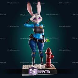 Judy Hops Bunny Cop STL Files