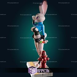 Judy Hops Bunny Cop STL Files