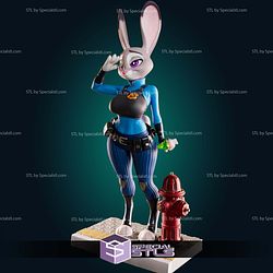 Judy Hops Bunny Cop STL Files