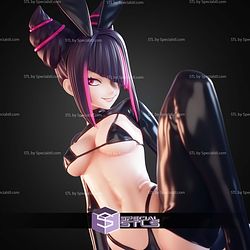 Juri Street Fighter Reverse Rabbit STL Files