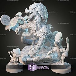 Kaiju Pokemon Collection Kommo O STL Files