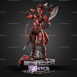Karlach Baldurs Gate 3 Strong Pose STL Files