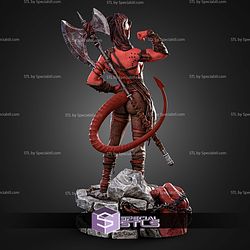 Karlach Baldurs Gate 3 Strong Pose STL Files