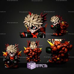 Katsuki Bakugo Chibi STL Files