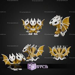 King Ghidorah Boney Beast STL Files