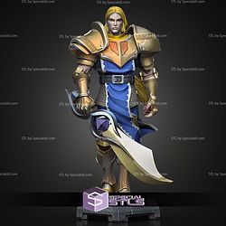 Lancelot v3 Knight of the Round STL Miniatures
