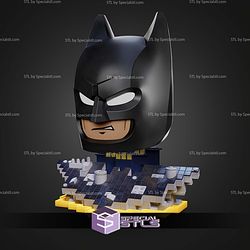 Lego Batman Helmet Stand STL Files