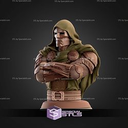 Life Size Dr Doom Bust STL Files