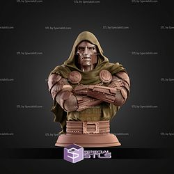 Life Size Dr Doom Bust STL Files