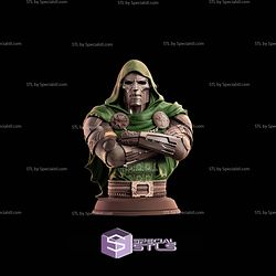Life Size Dr Doom Bust STL Files