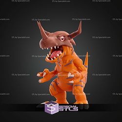 Life Size Greymon Digimon STL Files