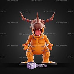 Life Size Greymon Digimon STL Files