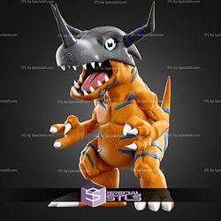 Life Size Greymon Digimon STL Files