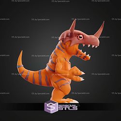 Life Size Greymon Digimon STL Files