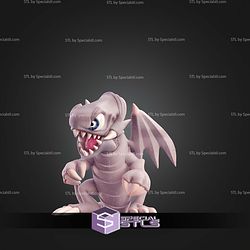 Life Size Toon Blue Eyes STL Files