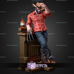 Logan Wolverine Cowboy 212mm STL Files