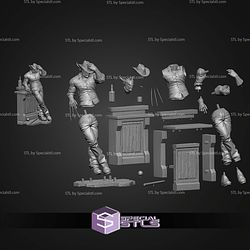 Logan Wolverine Cowboy 212mm STL Files