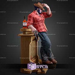 Logan Wolverine Cowboy 212mm STL Files