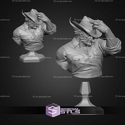 Logan Wolverine Cowboy Bust 97mm STL Files