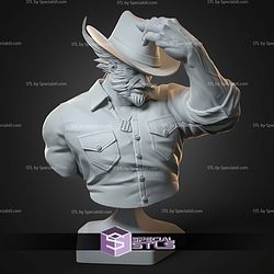 Logan Wolverine Cowboy Bust 97mm STL Files