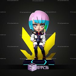 Lucy Cyberpunk Standalone Chibi STL Files