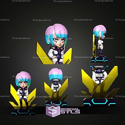 Lucy Cyberpunk Standalone Chibi STL Files