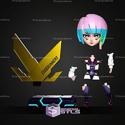 Lucy Cyberpunk Standalone Chibi STL Files