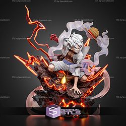 Luffy Gear 5 Super Diorama STL Files