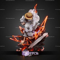 Luffy Gear 5 Super Diorama STL Files