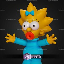Maggie Simpson 42mm STL Files