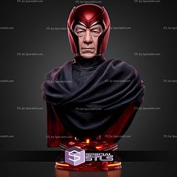 Magneto Ian Mckellen Portrait Bust 329mm STL Files