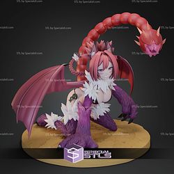 Manticore Monster Girl Encyclopedia 166mm STL Files